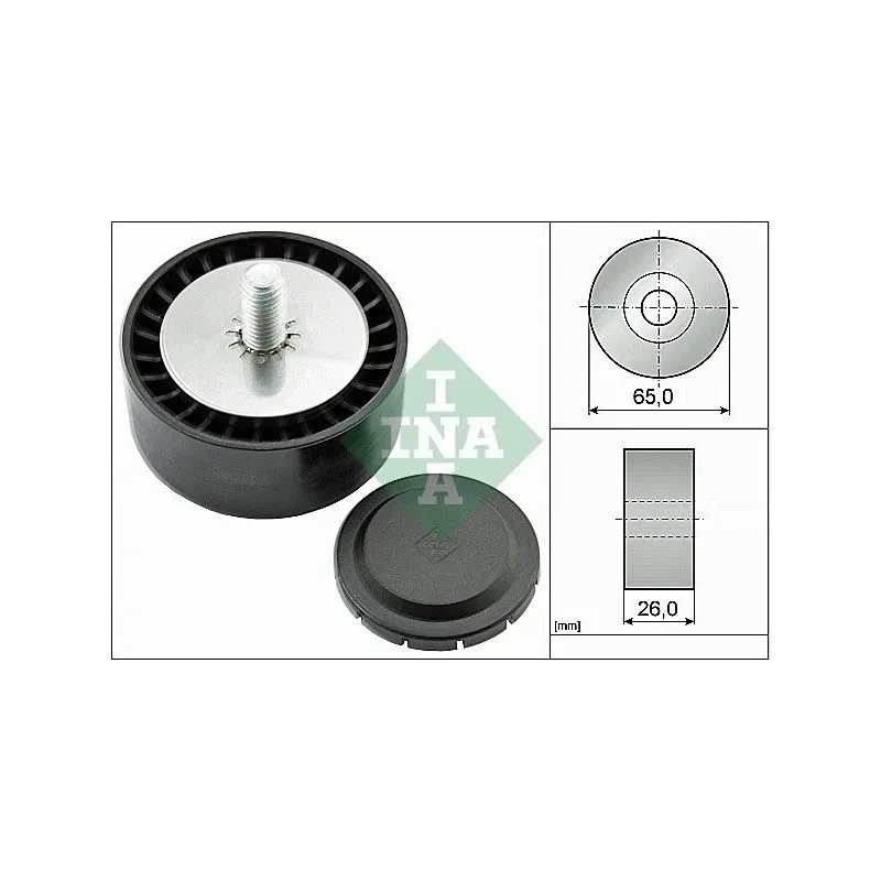 Schaeffler INA 532 0802 10 Polea inversión/guía, correa poli V