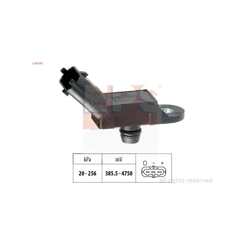 EPS 1.993.055 Sensor, presión gas de escape