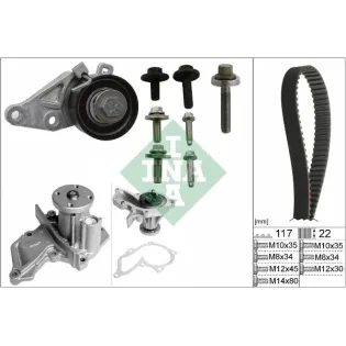 Schaeffler INA 530 0140 30 Bomba de agua + kit correa distribución
