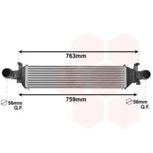 VAN WEZEL 30004658 Radiador de aire de admisión