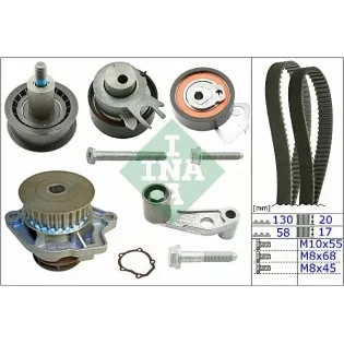 Schaeffler INA 530 0360 30 Bomba de agua + kit correa distribución