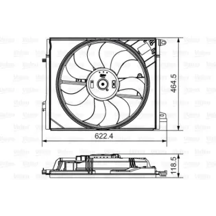 VALEO 696882 Ventilador, refrigeración del motor