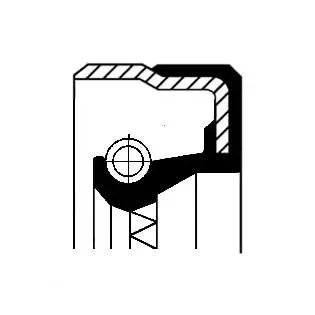 CORTECO 01031879B Retén para ejes, diferencial