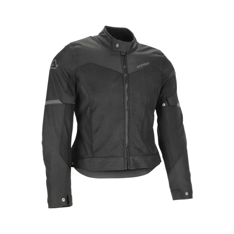 Chaqueta Acerbis CE Ramsey Vented 2.0 Lady negra 0026150.290