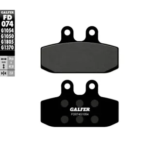 Pastillas de freno moto Galfer semi metal FD074G10
