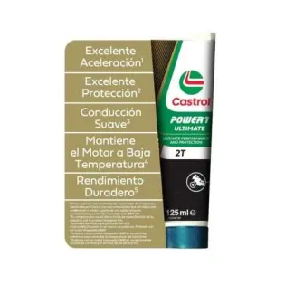 Aceite de mezcla moto Castrol Power 1 2T Ultimate 125ml