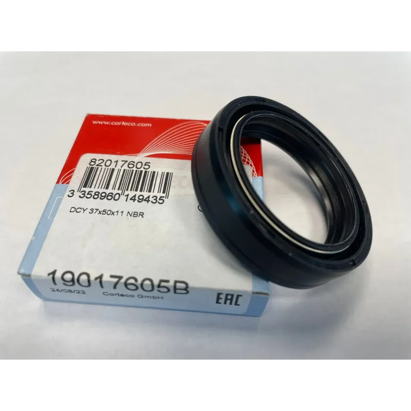 Retén de horquilla Corteco 19017605B 37x50x11 DCY NBR para moto