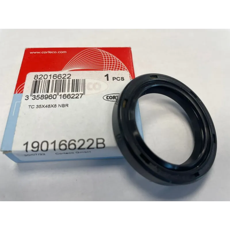 Retén Corteco 19016622B 35x48x8 NBR con doble labio