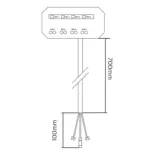 Caja de conexiones 12V Oxford EL112 con relé y 4 salidas con fusible para moto