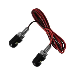 Luz de matricula moto incorporada en tornillos Halo Bolts (pareja)