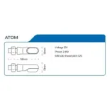 Intermitentes Oxford LED ATOM Mini (se incluyen 2 resistencias) EL350
