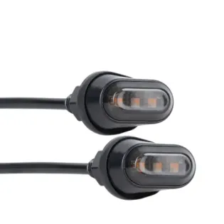 Intermitentes moto led  Oxford DarkEye – Flush-Fit micro lente ahumada