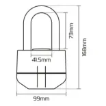 Candado de disco Oxford con alarma 16mm LK484