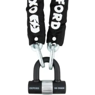 Cadena antirrobo moto Oxford OF160 HD Chain Lock 9 mm x 1,5 m