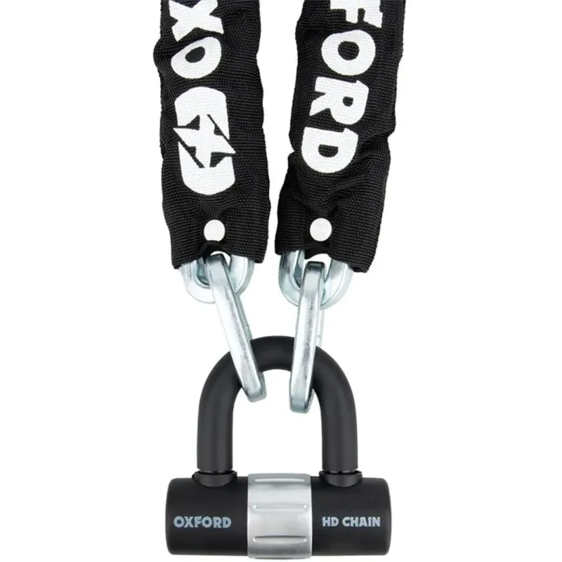 Cadena antirrobo moto Oxford OF160 HD Chain Lock 9 mm x 1,5 m