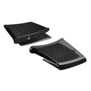 Alerones aerodinámicos de carbono (Gloss Black) Oxford Carbon Aero Wings OX451
