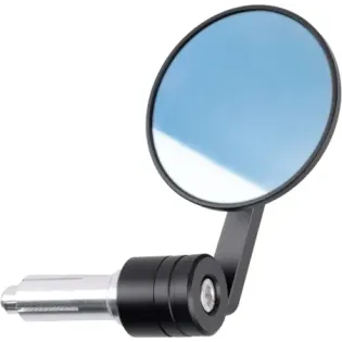Espejo retrovisor bar end Oxford Circle 360 OX508 negro para manillar 22 mm moto