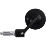 Espejo retrovisor bar end Oxford Circle 360 OX508 negro para manillar 22 mm moto