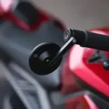 Espejo retrovisor bar end Oxford Circle 360 OX508 negro para manillar 22 mm moto