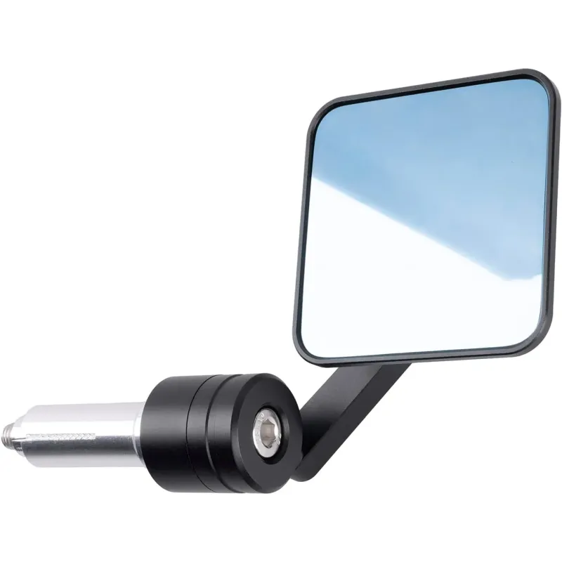 Espejo retrovisor bar end Oxford Square 360 OX509 negro para manillar 22 mm moto