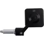 Espejo retrovisor bar end Oxford Square 360 OX509 negro para manillar 22 mm moto