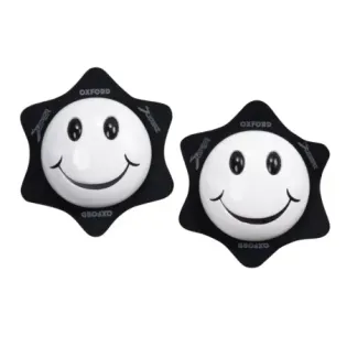 Deslizaderas de rodilla Smiler blanca Oxford para circuito y carretera - OX685