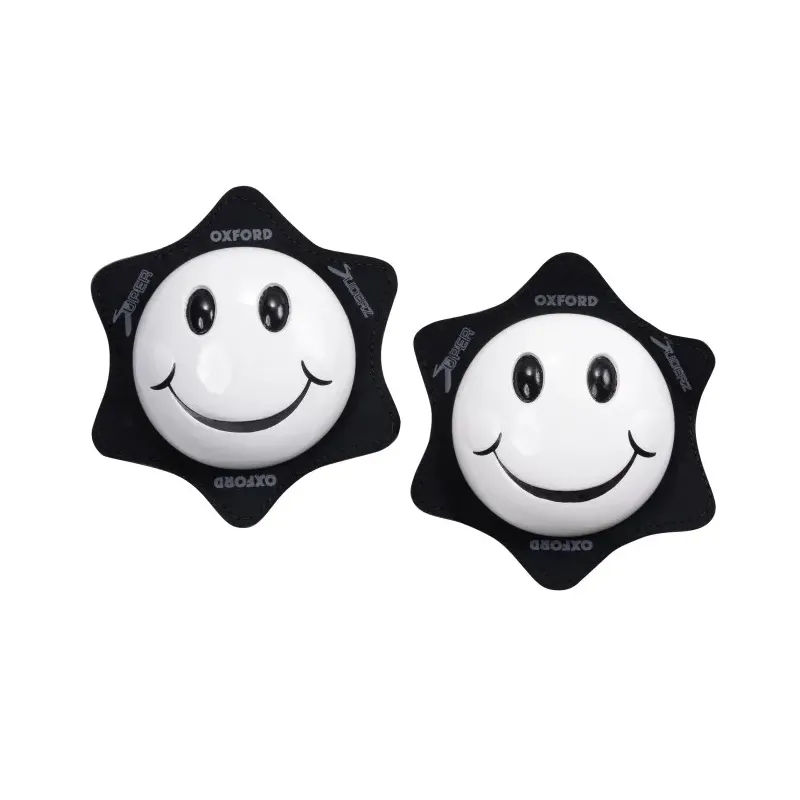 Deslizaderas de rodilla Smiler blanca Oxford para circuito y carretera - OX685