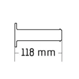 Puños de Domino negro Typhoon 3031.82.40.04