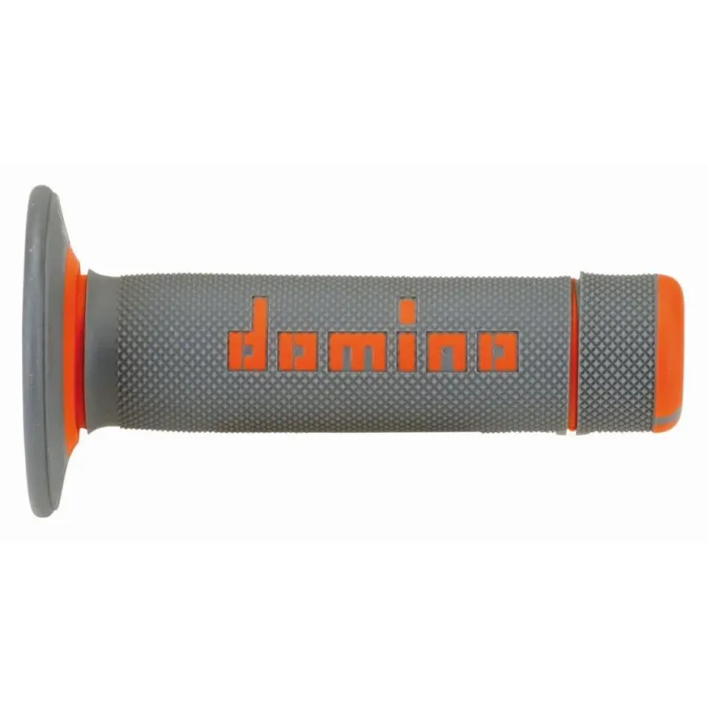 Puños de Domino A020 Off Road gris-naranja A02041C4552A7-1