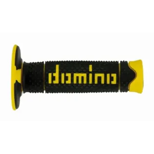 Puños de Domino A260 Off Road negro-amarillo A26041C4740A7-0