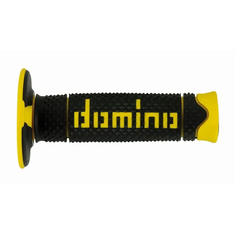Puños de Domino A260 Off Road negro-amarillo A26041C4740A7-0