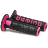 Puños off-road Domino A360 negro/fucsia 22–26 mm (enduro/motocross)