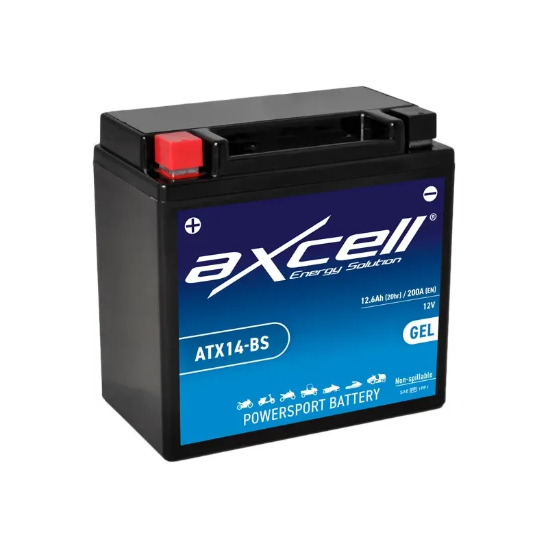 Batería moto Axcell GEL ATX14-BS