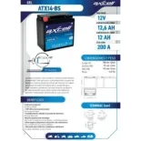 Batería moto Axcell GEL ATX14-BS