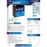Batería moto Axcell GEL ATX16-BS