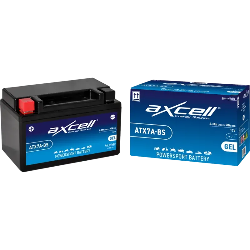 Batería moto Axcell GEL ATX7A-BS