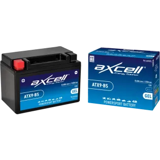 Batería moto Axcell GEL ATX9-BS YTX9BS