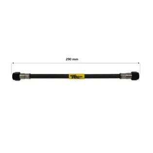 Tubo de moto Carbotec 290mm negro FrenTubo A09C0290