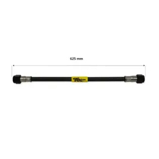 Tubo latiguillo carbono 625 mm negro Fren Tubo A09C0625 – Línea de freno moto Carbotech