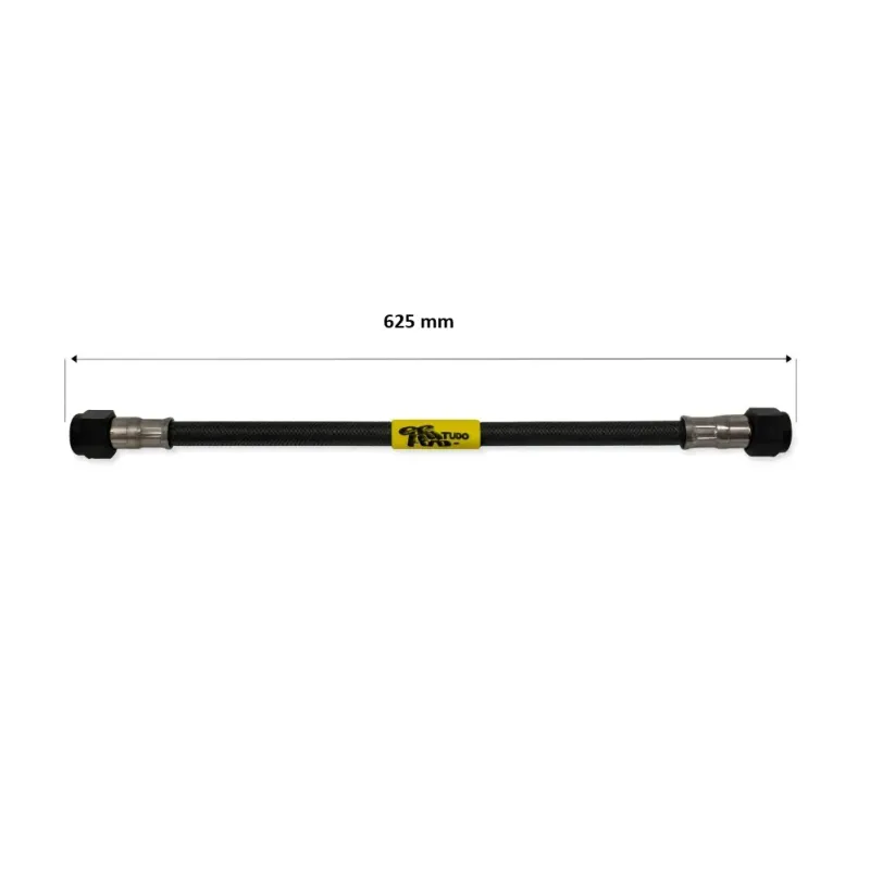 Tubo latiguillo carbono 625 mm negro Fren Tubo A09C0625 – Línea de freno moto Carbotech