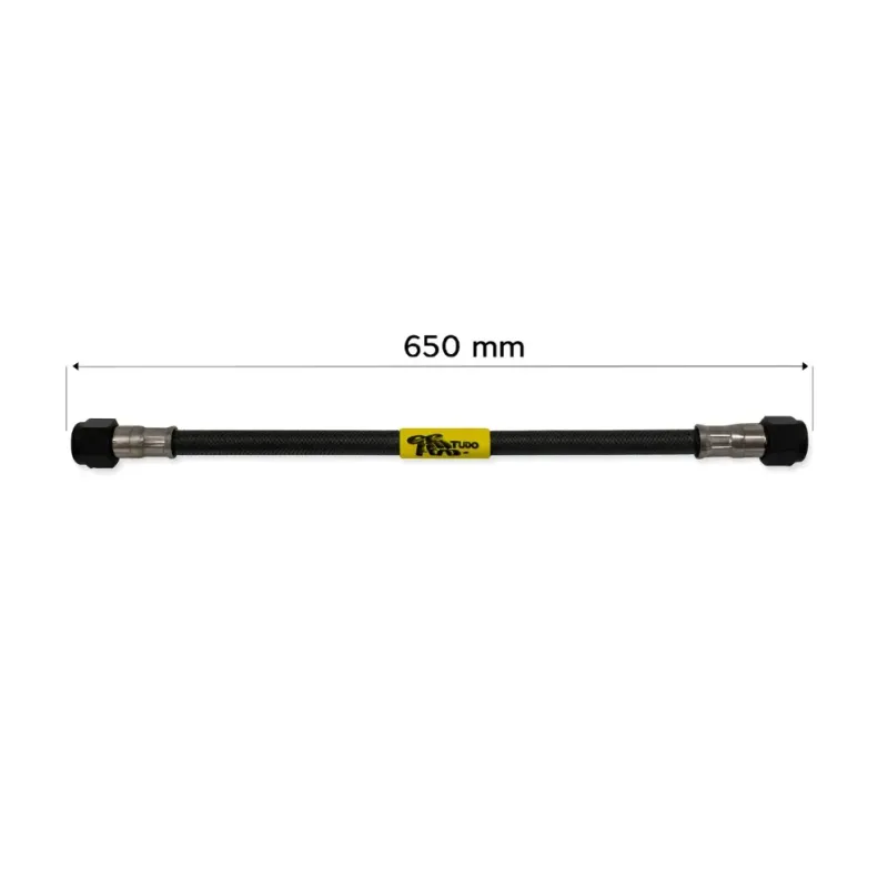 Tubo latiguillo carbono 650 mm negro Fren Tubo A09C0650 – Línea de freno moto Carbotech