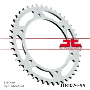 Corona moto JT Sprockets de acero de 44 dientes JTR1074.44