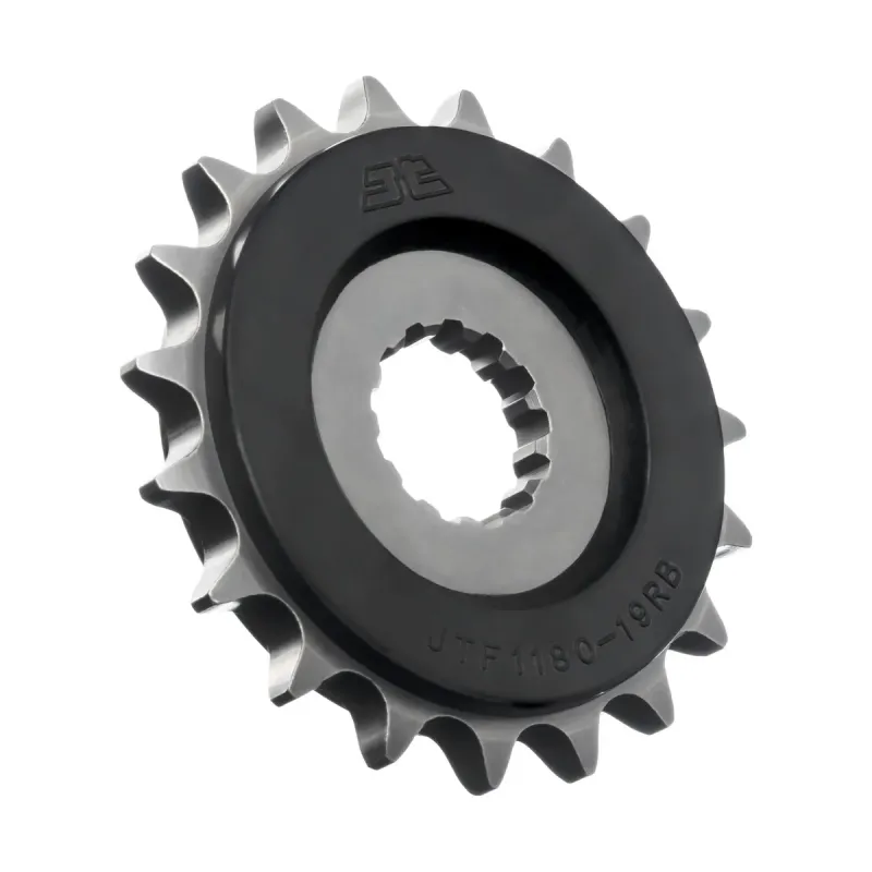 Piñón moto JT Sprockets acero con goma 19 dientes P.530 JTF1180.19RB