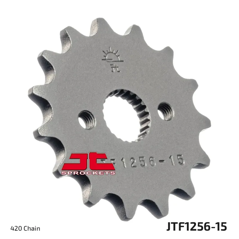 Piñón de moto JT Sprockets 15 dientes P.420 JTF1256.15
