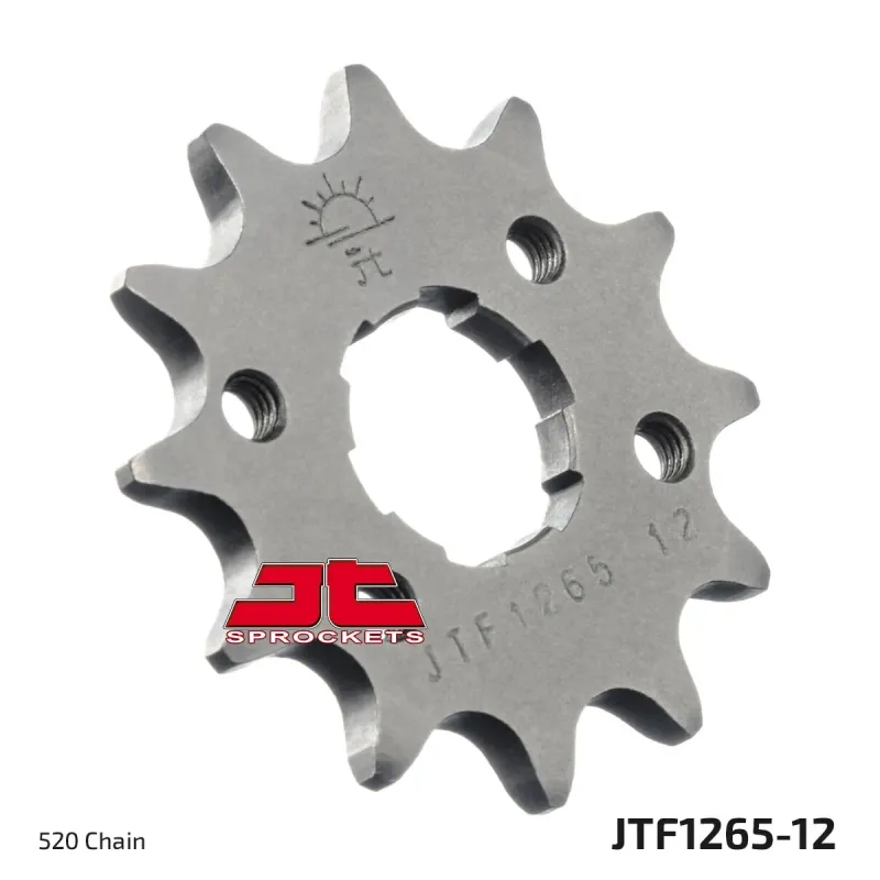 Piñón de moto JT Sprockets 12 dientes P.520 JTF1265.12