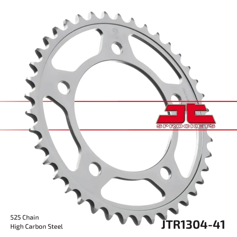 Corona moto JT Sprockets de acero de 41 dientes JTR1304.41