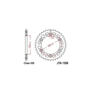 CORONA ALUMINIO 130840ALJTS
