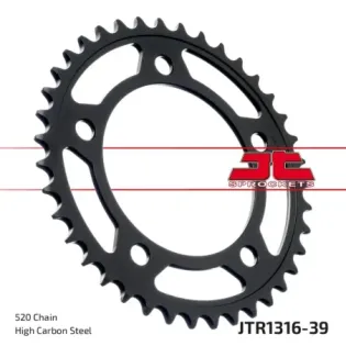 Corona moto JT Sprockets de acero de 39 dientes JTR1316.39