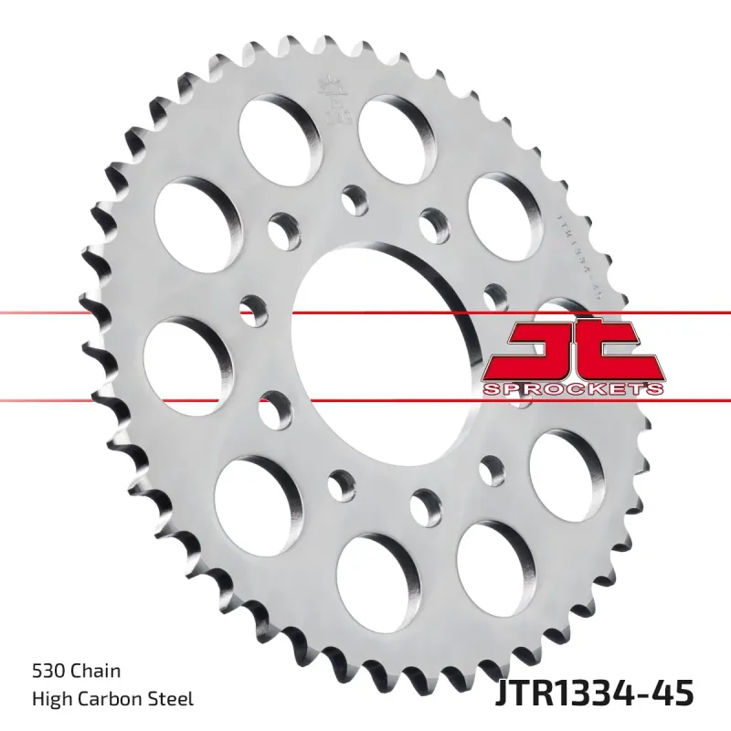 Corona moto JT Sprockets de acero de 45 dientes JTR1334.45