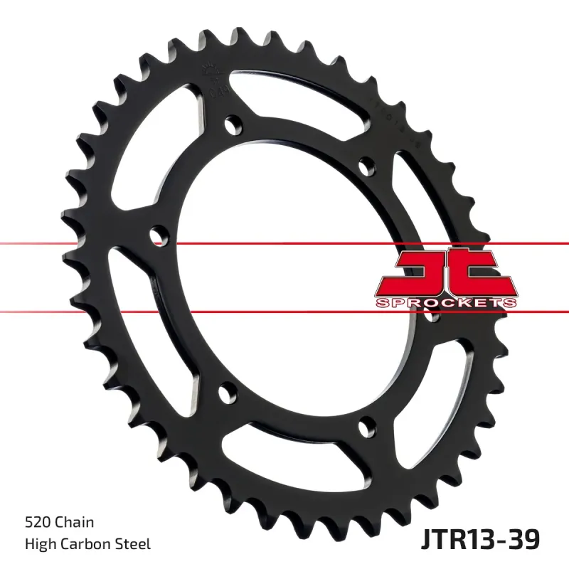 Corona moto JT Sprockets de acero de 39 dientes JTR13.39